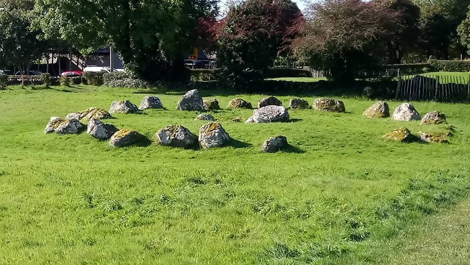 Stonecircle at Carrowmore Megaltihic Visitor Center Lecher antenna zen  days