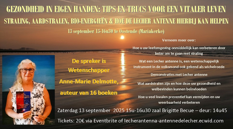 Lezing Gezondheid in eigen handen en hoe de Lecherantenne kan helpen