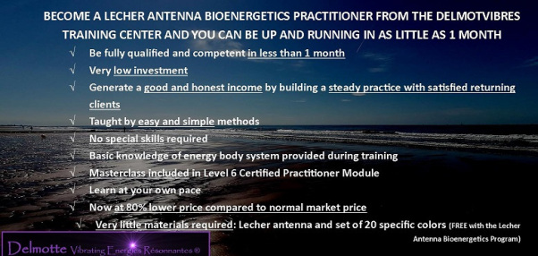 Become a Lecher Antenna Bioenergetics Practitioner from the Delmotvibres Training Center